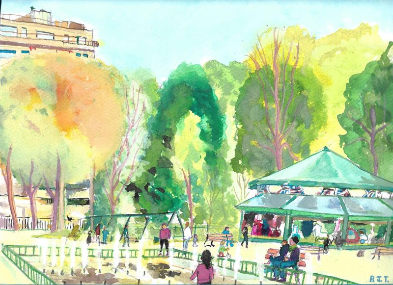 10-Aquarelle-P.-J.T-Parc-Salengro-Clichy-2018