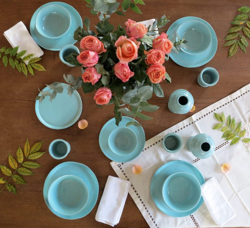 Assortiment de Vaisselle Bleue par Louisette Poterie