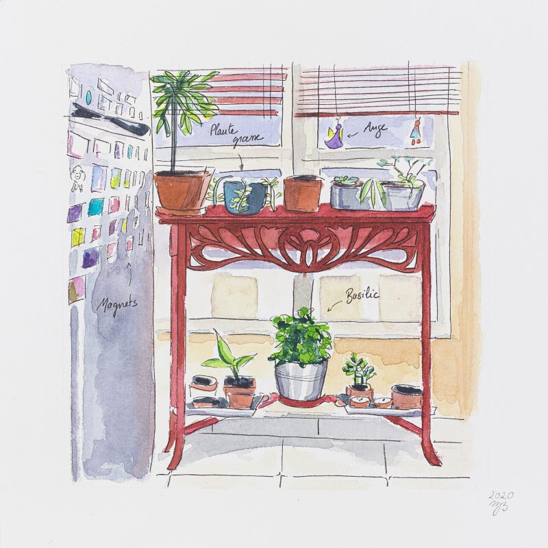Etagere-rouge